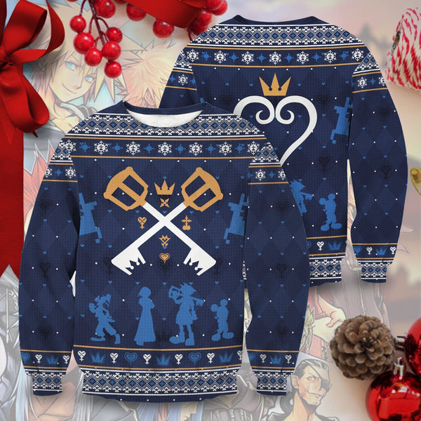 Divesart - Kingdom Hearts Christmas Unisex villapaita - Ruma joulupaita